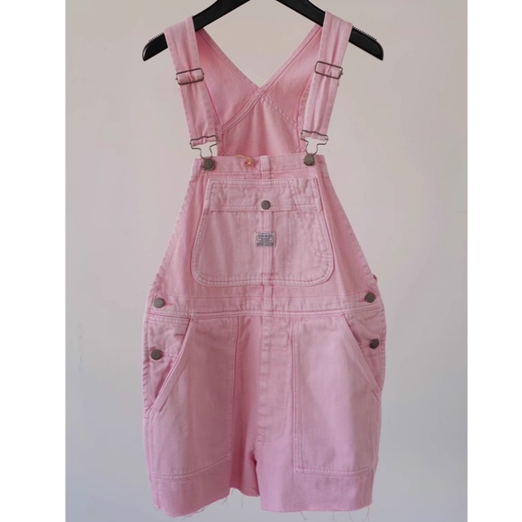 NWT Denimist Free People Relaxed Overall Short Garment - Dyed Orchid Pink Causal - Picture 5 of 12